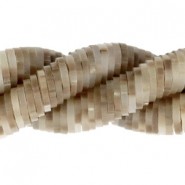 Katsuki beads 6mm Chestnut brown-grey